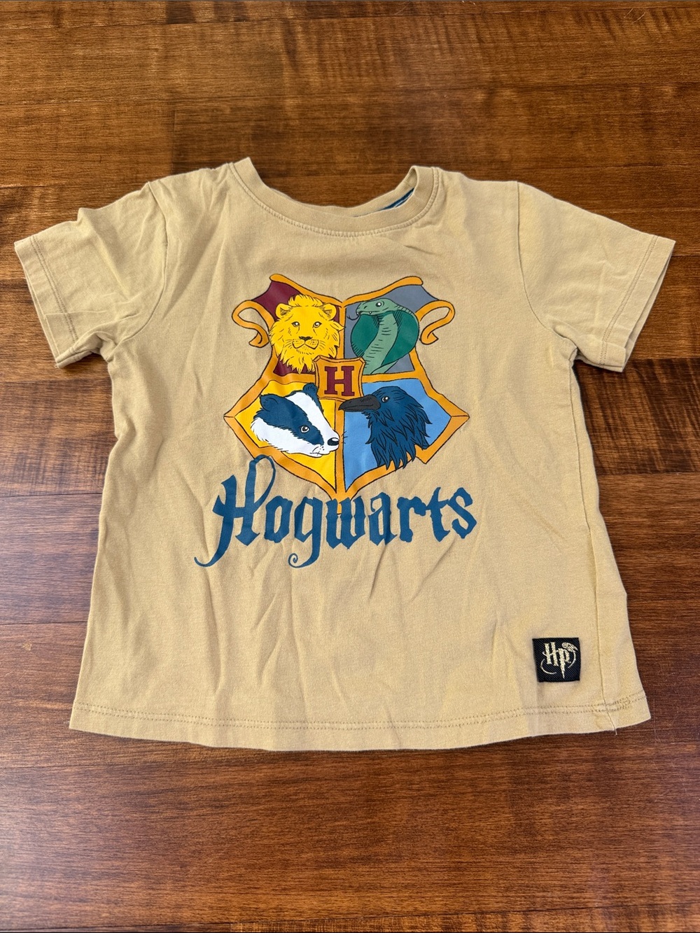 H&M Hogwarts Beige Kids Graphic Tee